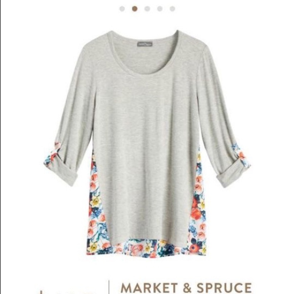 41 Hawthorne Dido mixed print top